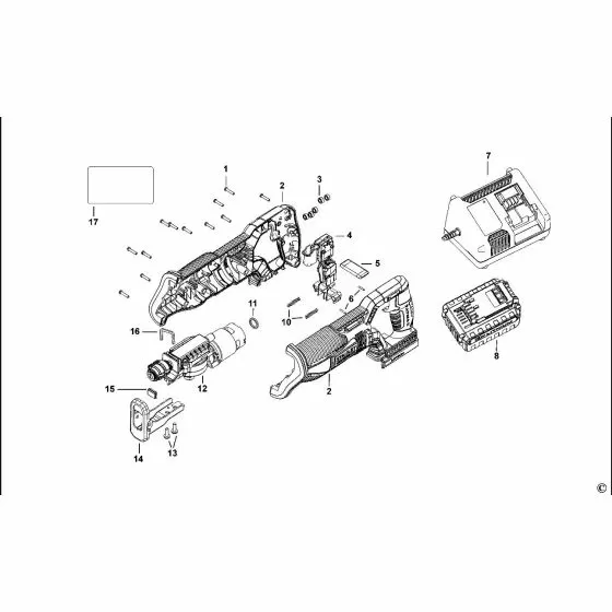 Stanley FMC675 Spare Parts List Type H1