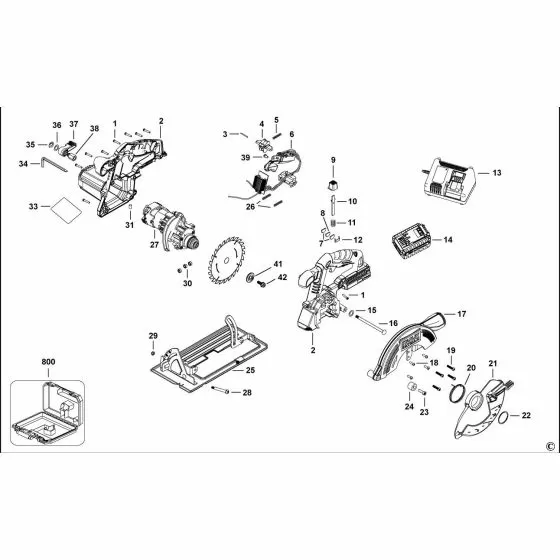 Stanley FMC660 Spare Parts List Type H1