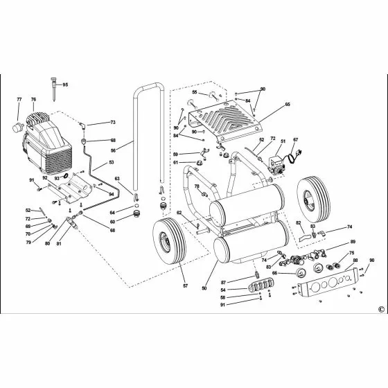 Dewalt DPC16P Spare Parts List Type 1