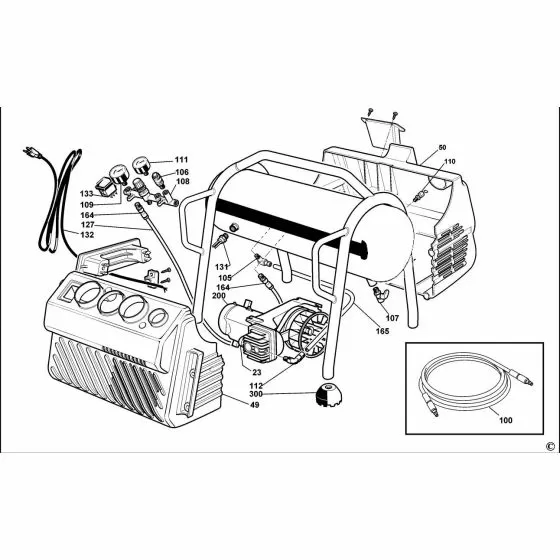 Dewalt DPC6MR Spare Parts List Type 1