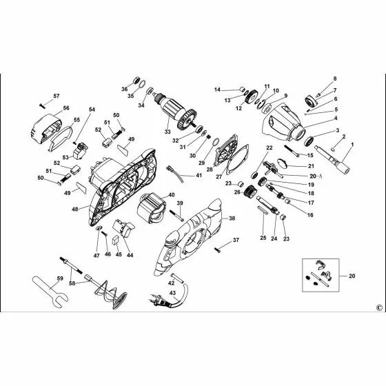 Stanley FME190 Spare Parts List Type 1