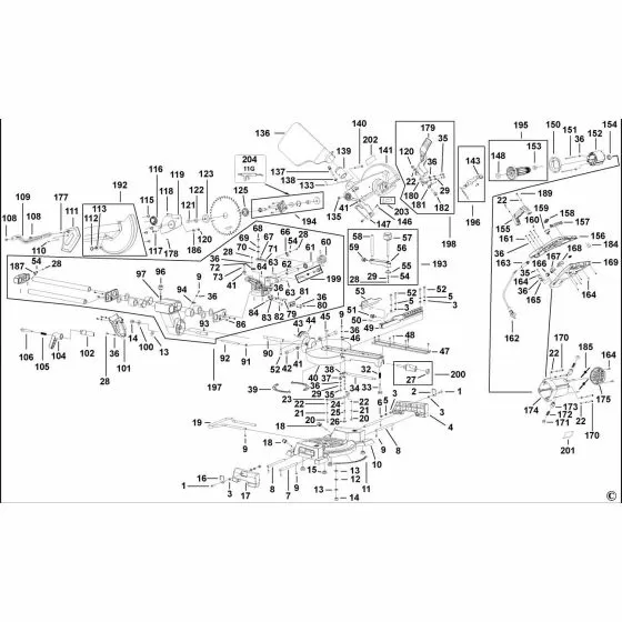 Stanley FME721 Spare Parts List Type 1