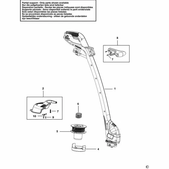 Black & Decker BDST36 Spare Parts List Type: 1