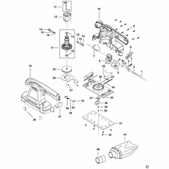 Stanley SSS310 Spare Parts List Type 1