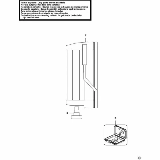 Stanley FMHT1-77359 BATTERY COVER 1004708-50 Spare Part Type 1