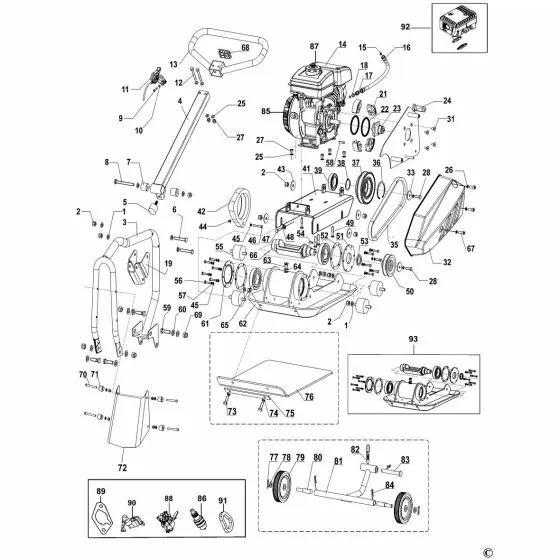 Stanley SGC-8000N Spare Parts List Type 1