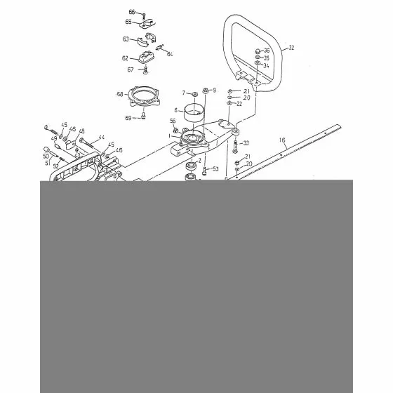 Ryobi RH164 Spare Parts List Type: 1000018795