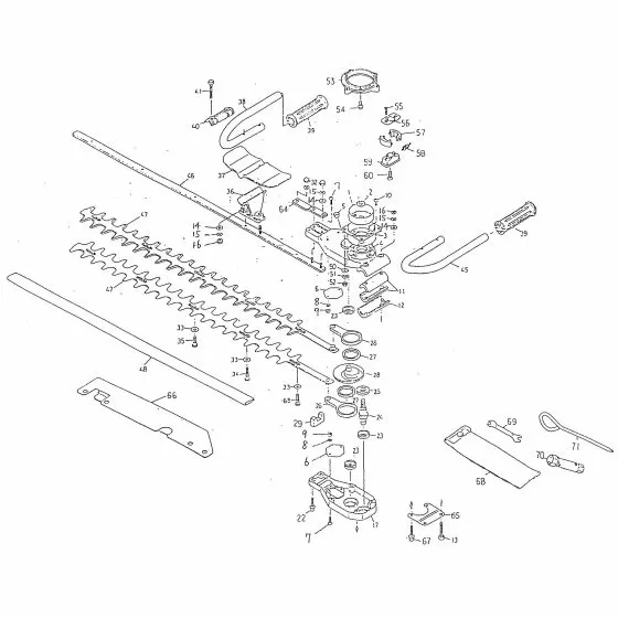 Ryobi RH167 Spare Parts List Type: 1000059450