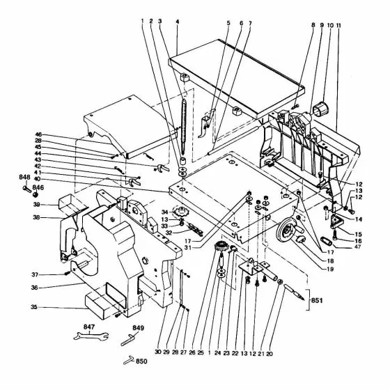 Dewalt DW1150-AF Spare Parts List Type 1