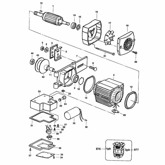 Dewalt TY3151-3 Spare Parts List Type 1