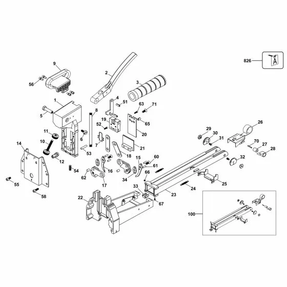 Bostitch MS-3219-E Spare Parts List