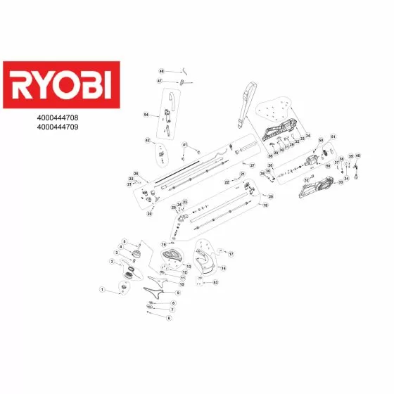 Ryobi RBC1226I HOUSING 5131029131 Spare Part Type: 513300506 Exploded Parts Diagram