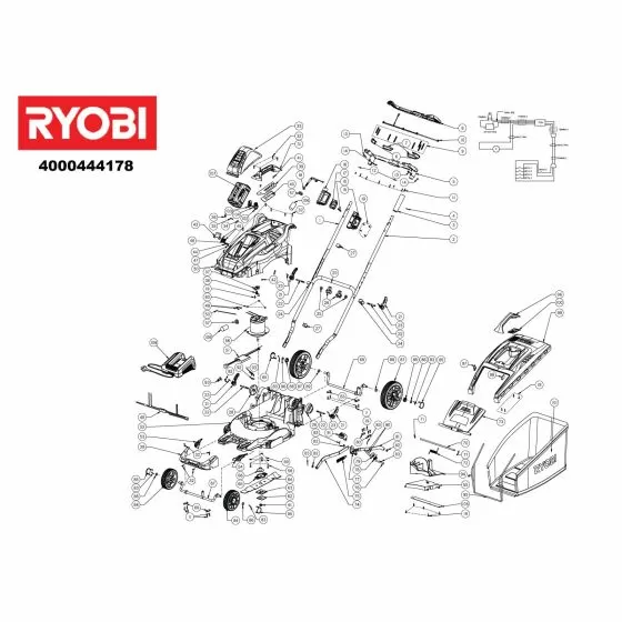 Ryobi RLM36X40H40 CONNECTOR 5131035591 Spare Part Type: 5133002167