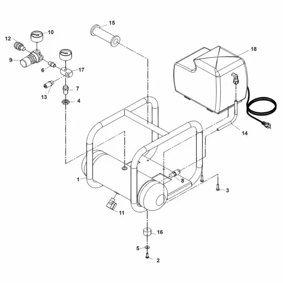 Bostitch SB-MRC4-M Spare Parts List