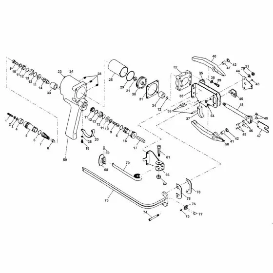 Bostitch SC43462 Spare Parts List