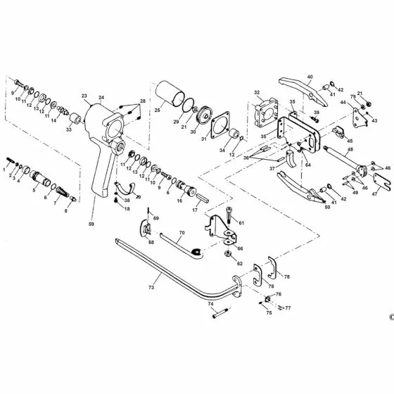 Bostitch SC460 - SC461 Spare Parts List