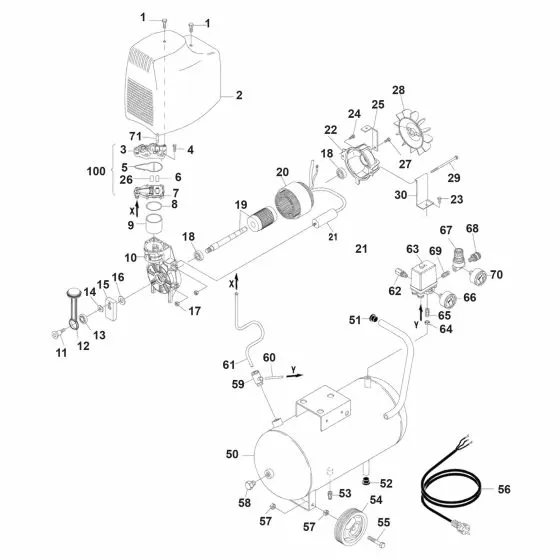 Buy A Bostich SFC24OL-E Valve plate F7459360000 Spare Part