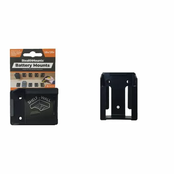 Stanley FatMax, Black & Decker 18v Battery Mounts (Single)