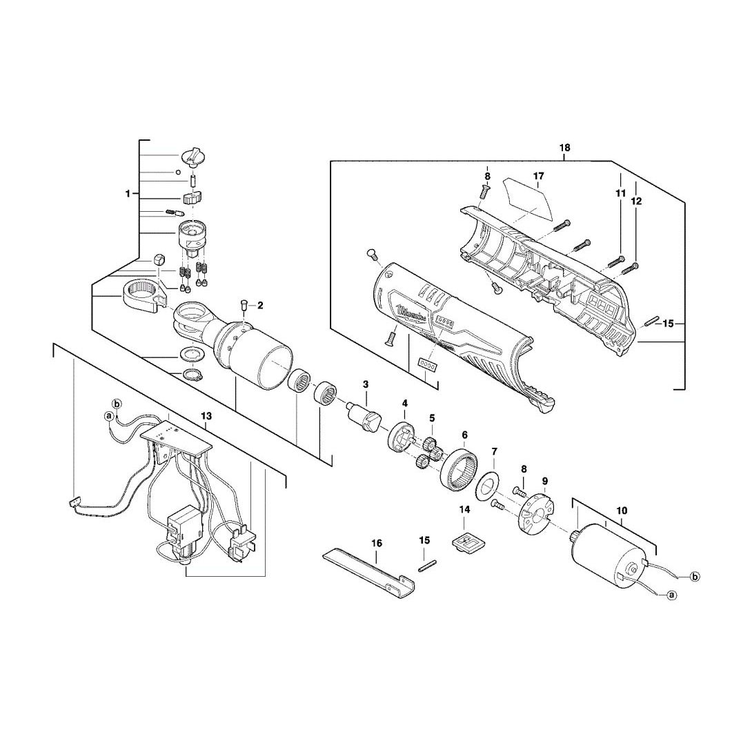 Buy A Milwaukee M12 IR Spare part or Replacement part for Your 1"4 230V