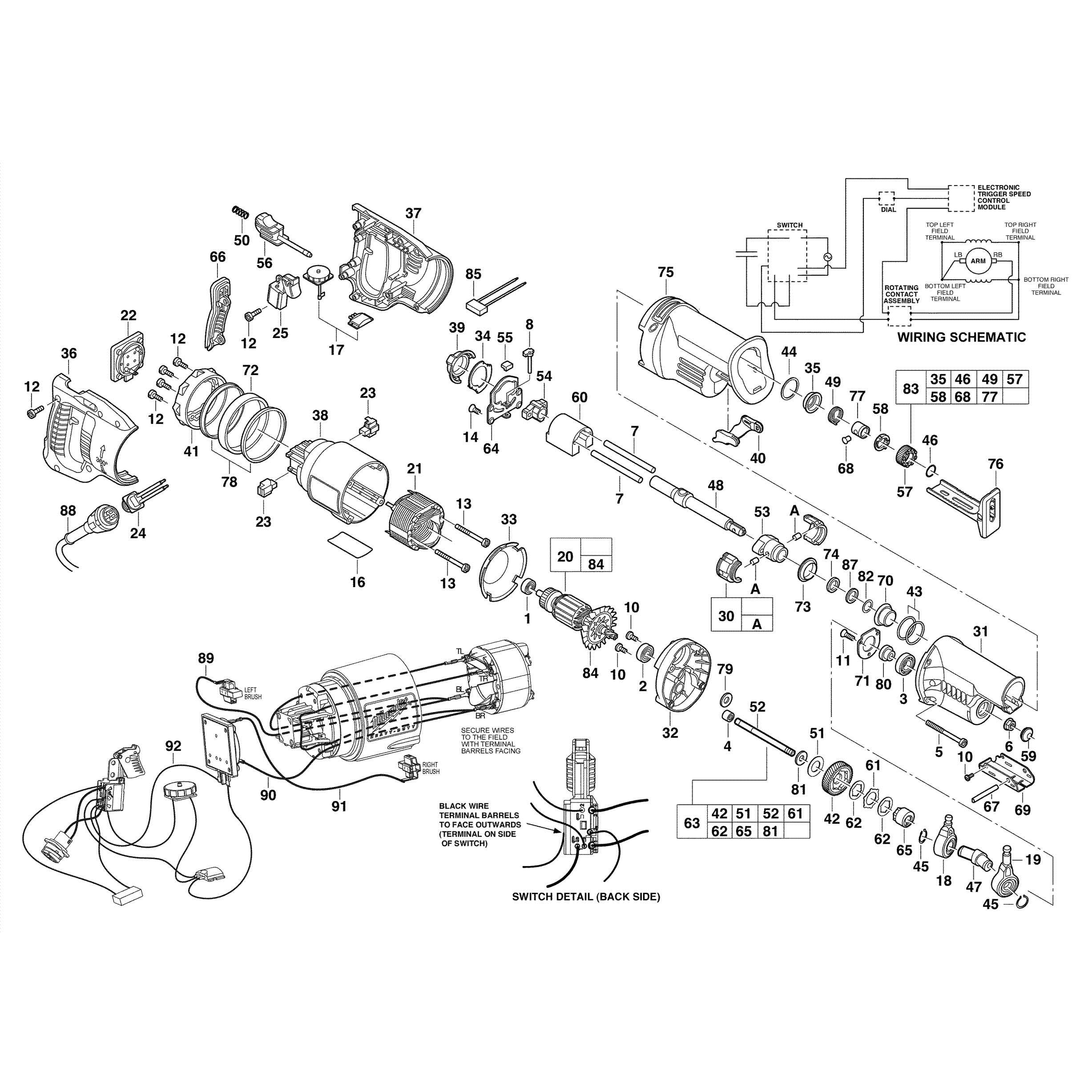 Buy A Milwaukee Sspe 1300 Qx Switch 23660205 Spare Part Serial No 4000393510