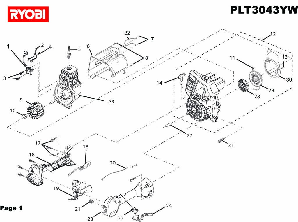 Ryobi plt3043yw store