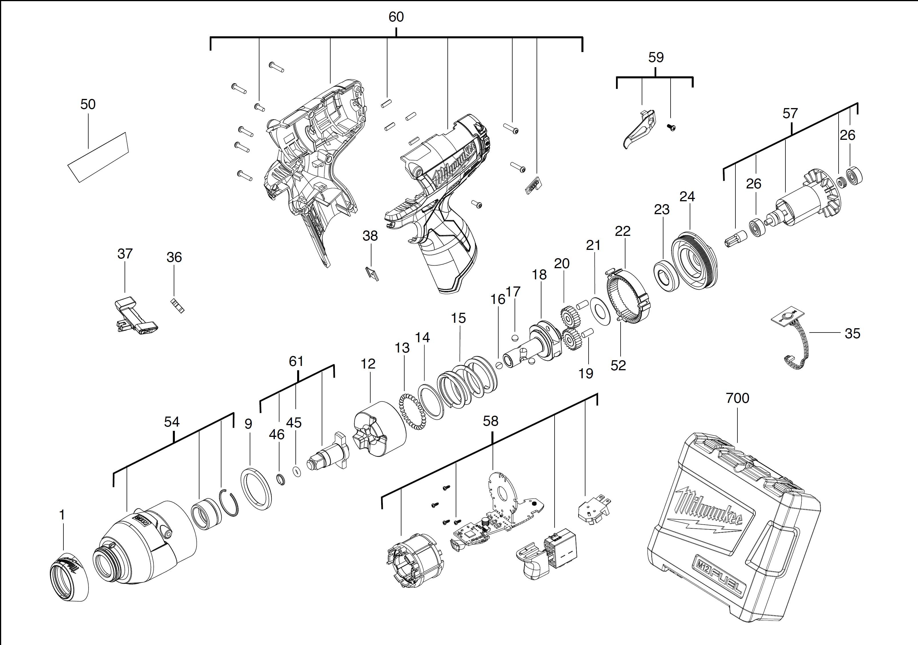 Milwaukee store m12 ciw12