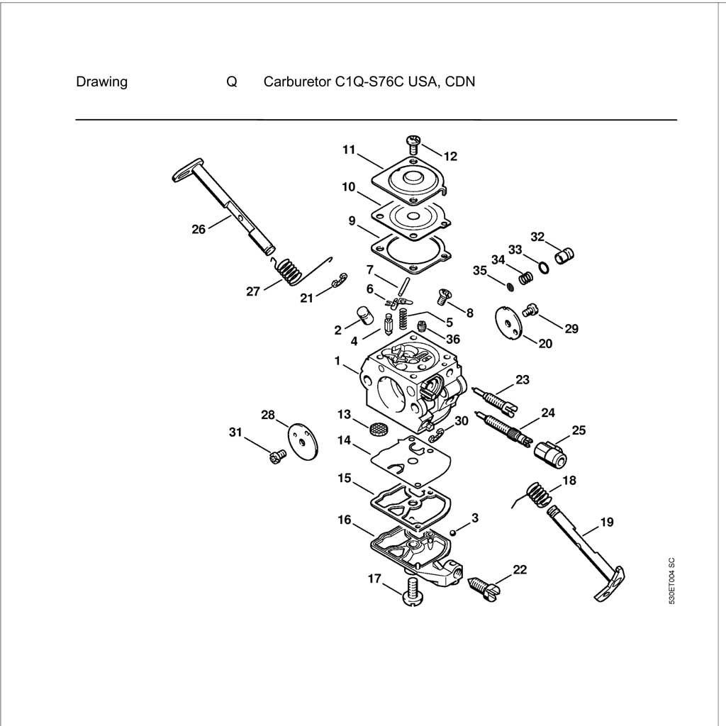 Buy A Stihl Ms230 Spare Part Or Replacement Part For Your Chainsaw And Fix Your Machine Today