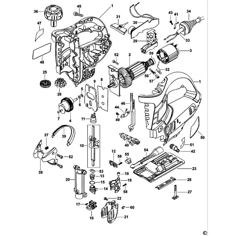 Buy A Black Decker KS2005EK SUPPORT BRACKET 583657 00 Spare Part