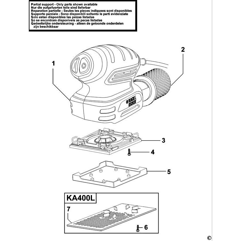 Buy A Black Decker KA400 Spare part or Replacement part for