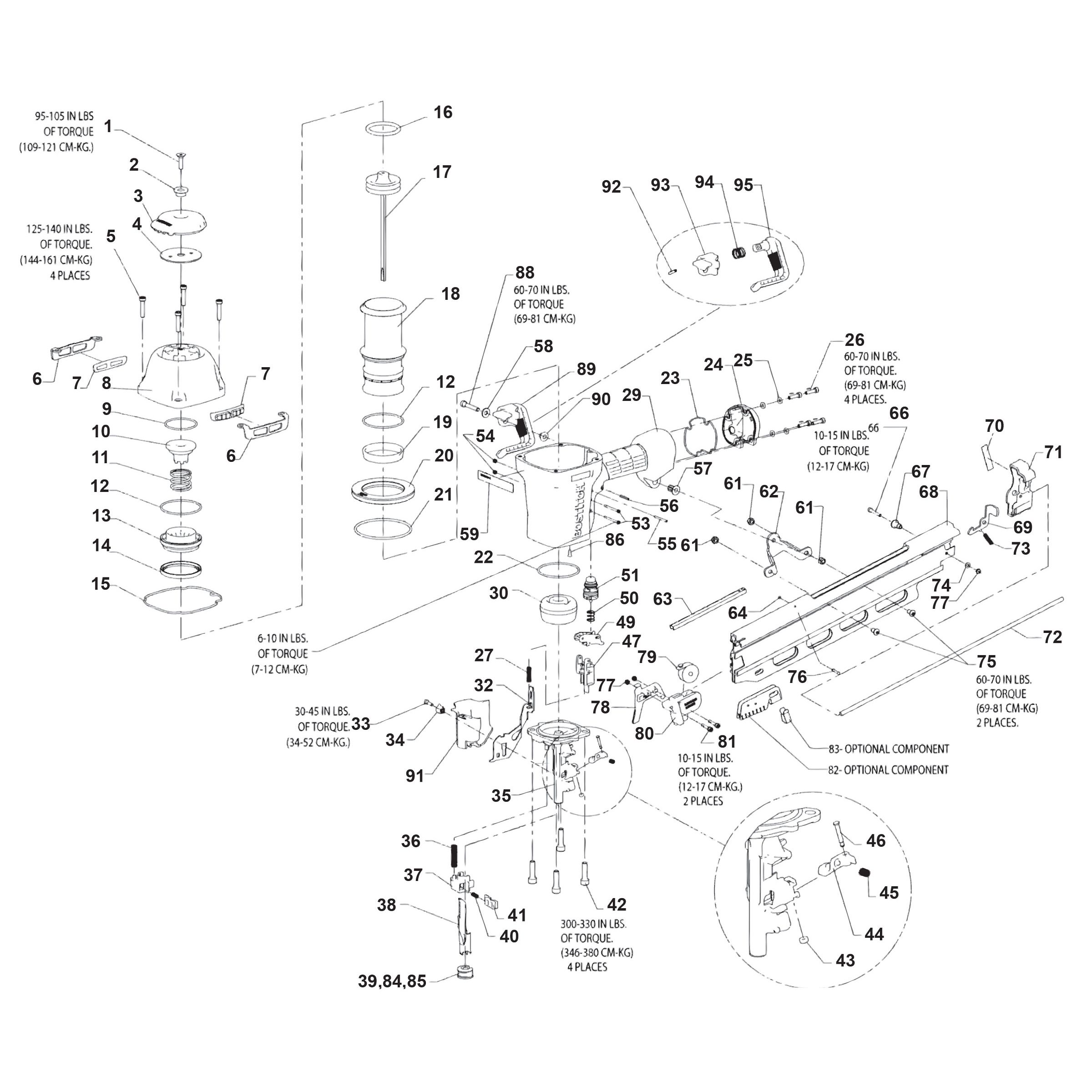 Buy A Bostich Nrh17 1 Segment Spare Part