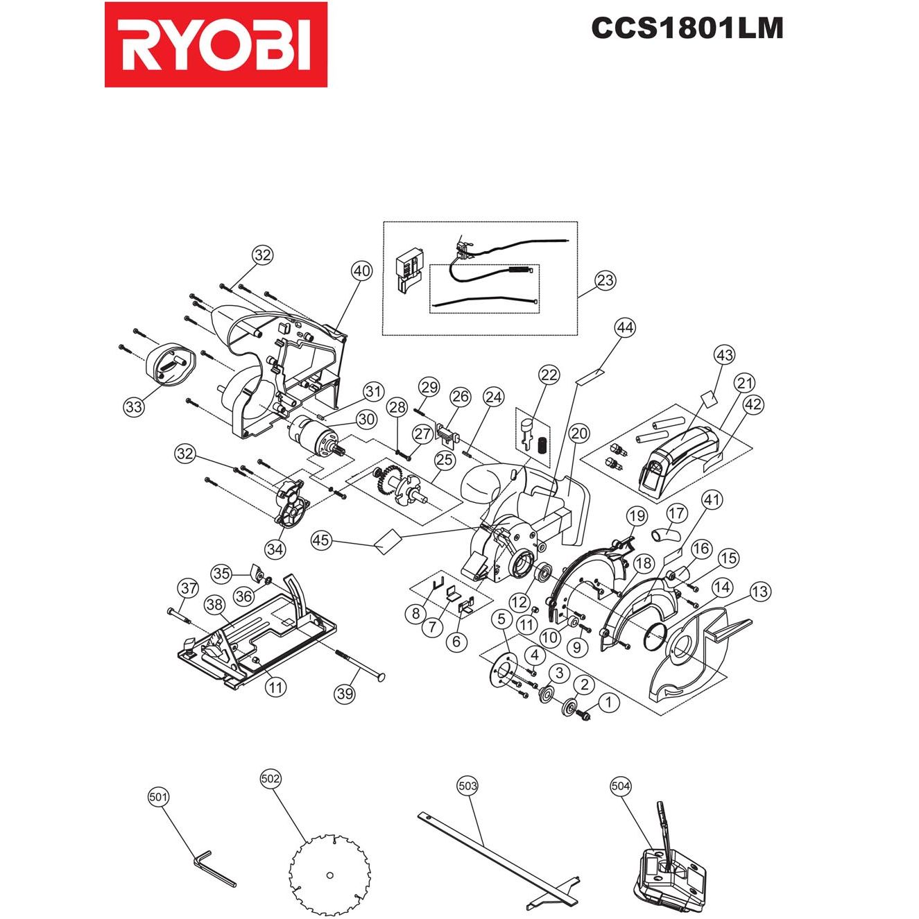 Ryobi 1801 discount