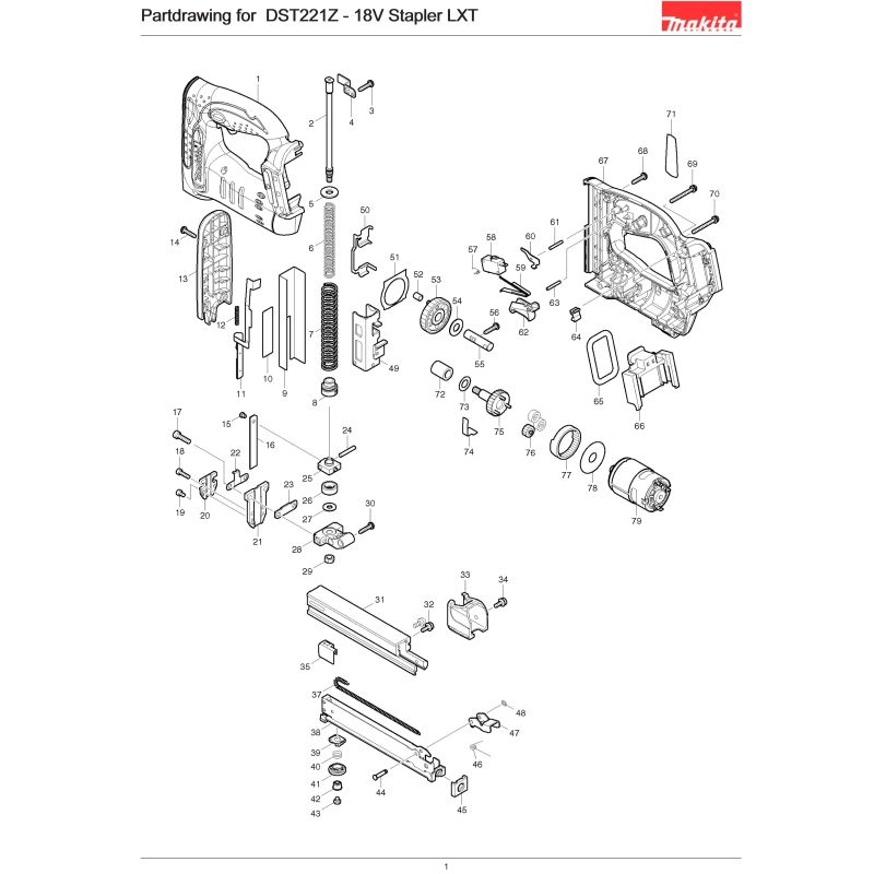 Buy Makita DST221 part or Replacement for Your Nail Gun and Fix Your Machine Today