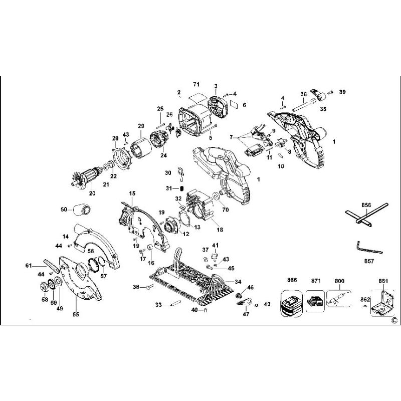 Buy A Dewalt DC300 BRAND LABEL 629586 00 Spare Part Type 1