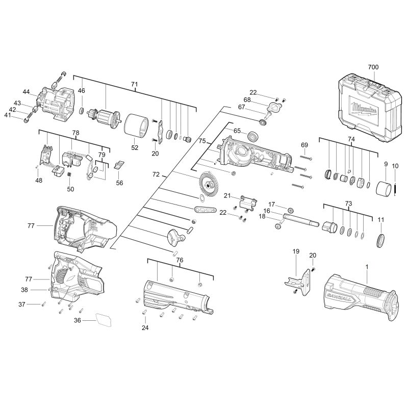 Milwaukee 2025 m18 bsx