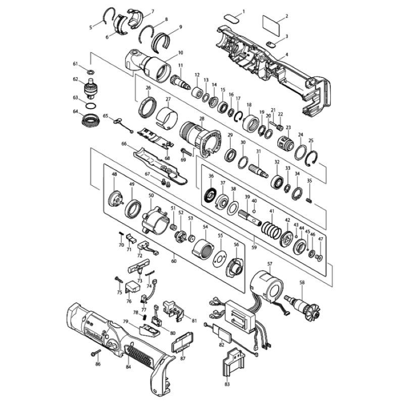 Image of Makita 8035NB combi drill