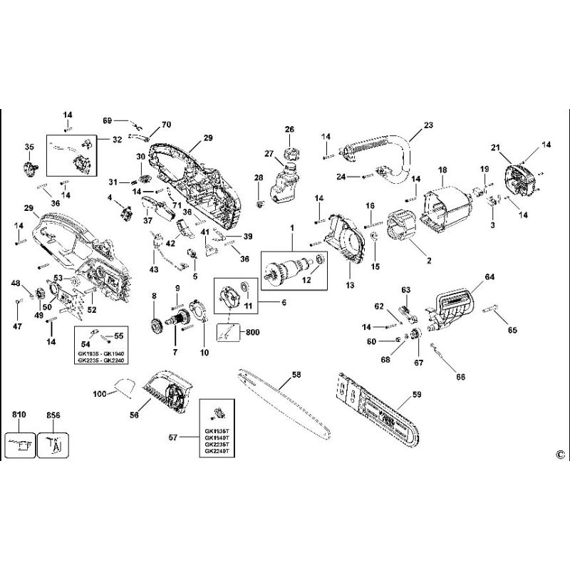 Buy A Black Decker GK2240 Spare part or Replacement part for