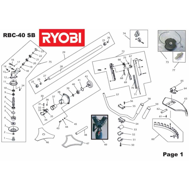 Buy A Ryobi RBC40SB LTA036 20 X Cut line for RLT RBC (1) 5132000087
