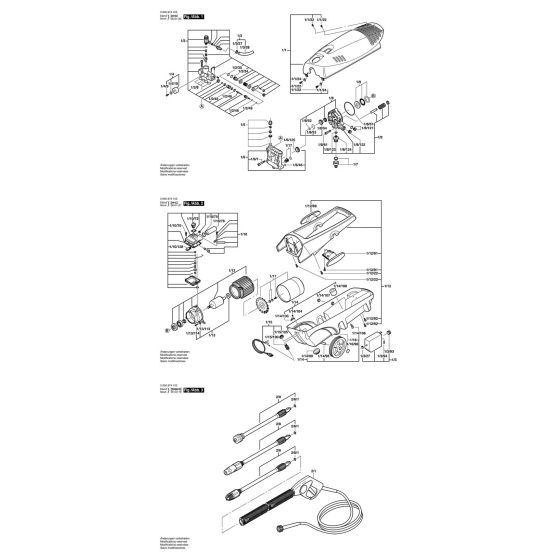 Buy A Bosch AQUATAK 1350 PARTS SET F016F03076 Spare Part Type