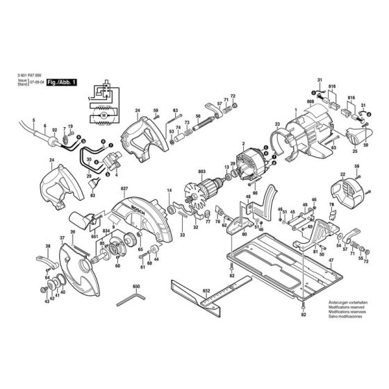 Buy A Bosch GKS 65  BASE PLATE 2610922569 Spare  Part 