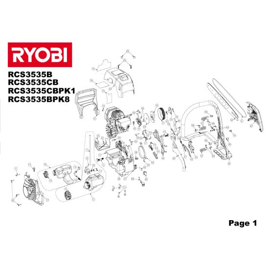 Image of Ryobi RCS3535CB chainsaw