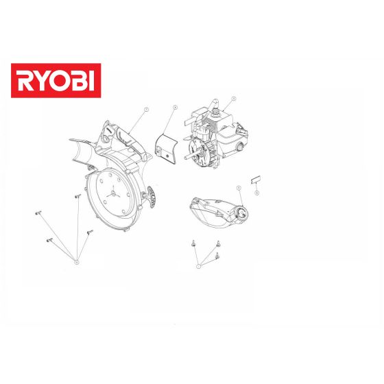 Ryobi rbv26b двигатель