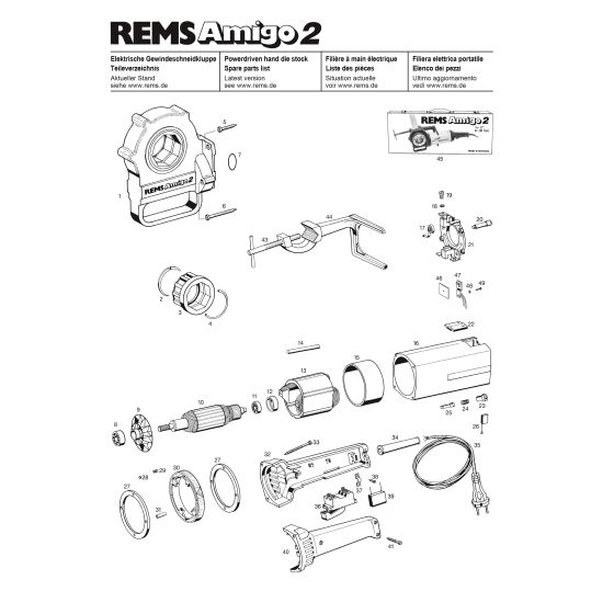 Filière électrique REMS Amigo 2 540020 R220