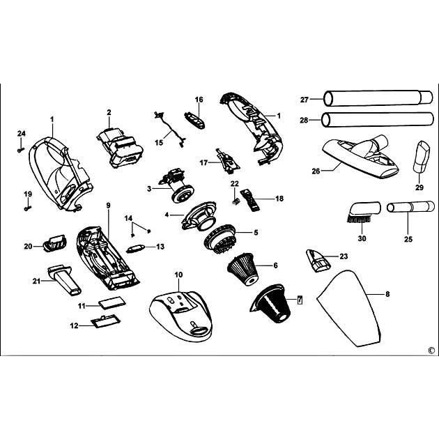 Buy A Black Decker FCV9605K Spare part or Replacement part