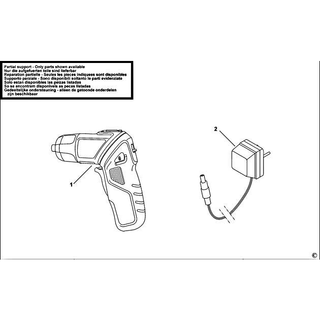 Black and Decker PD600 - Screwdriver Type 1 