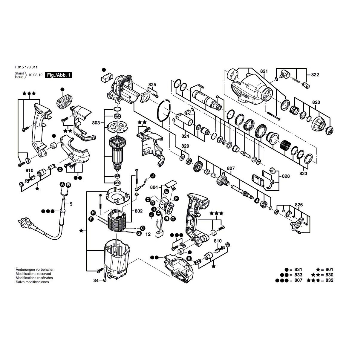 Buy A Skil 1780 Spare Part Or Replacement Part For Your Rotary Hammer And Fix Your Machine Today