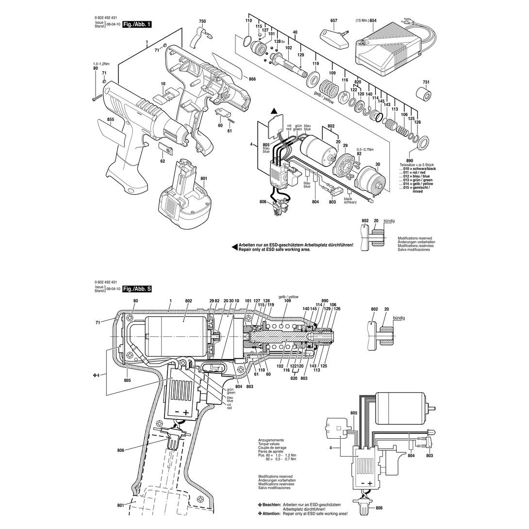 Buy A Bosch EXACT 1106 ASSEMBLY KIT 3607031534 Spare Part Type: 602492432