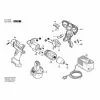 Bosch GSR 9.6 V Type: 601921127 Spare Parts List