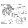 Bosch CSB 400-2 ELEC. CABLE W/CONNECTION CH 2.65m 2 x 1.0mm H05VV-F 2604460054 Spare Part Type: 603147042