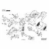 Bosch Rotak 43 LI Spare Parts List Type: 3 600 HA4 500