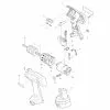 Makita 6313D Spare Parts List